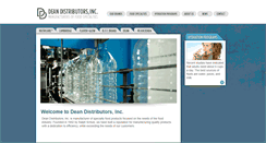 Desktop Screenshot of deandistributors.com